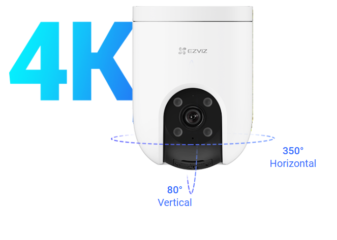 H8c Pro Seguridad inteligente con sofisticada calidad 4K modelo:CS-H8C-R200-8H8WKFL uso exterior giratorio - Imagen 2