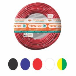 CABLE PVC THW-90 Nº 10 AWG x 100m MARCA : INDECO