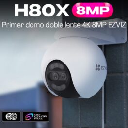 h80x 4k CAM IP PT DUAL 4K + 2MP EXT LENTE 4MM  MODELO CS-H80X-R100-8G82WKFL  MARCA EZVIZ CON ZOOM AUTOMATICO