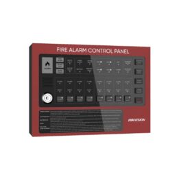 PANEL DE ALARMA CONTRA INCENDIO 8 ZONAS CON BATERIA INCLUIDA  MARCA HIKVISION MODELO : HK-HF-C108