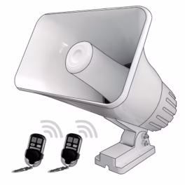 SIRENA COMUNITARIA INALAMBRICA MARCA YUS SA04-S - PERIFONEO PARA DVR -SIRENA ALTAVOZ PARA DVR
