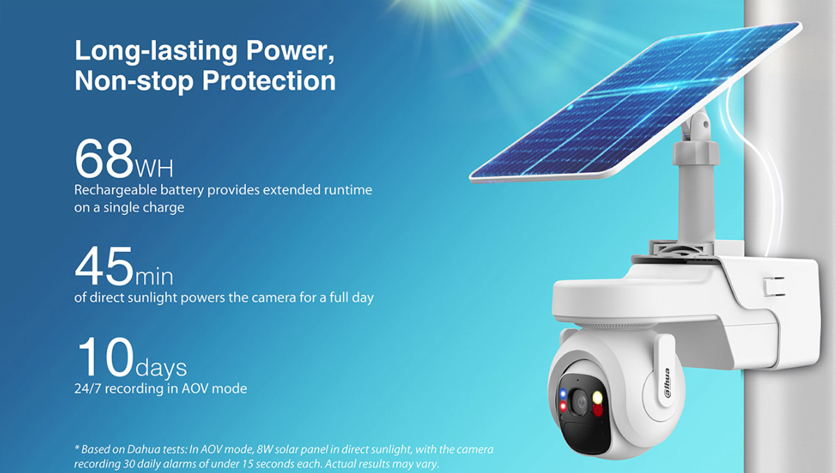 DH-KIT/BP4A-4G/M0508 KIT CAMARA SOLAR 4G PT 4MP CON PANEL SOLAR Y BATERIA MARCA DAHUA APOLLO PICOO A1 - Imagen 2